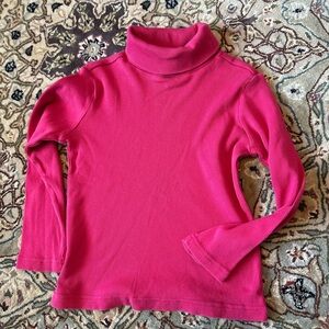 Gymboree Vibrant Pink Cotton Turtleneck